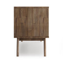 Clarkson - Low TV Stand - Rustic Natural Aged Brown by HouseOfZazla