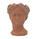 D6X9" Visage Head Bust Planter - Brown by Unique Piece Furniture