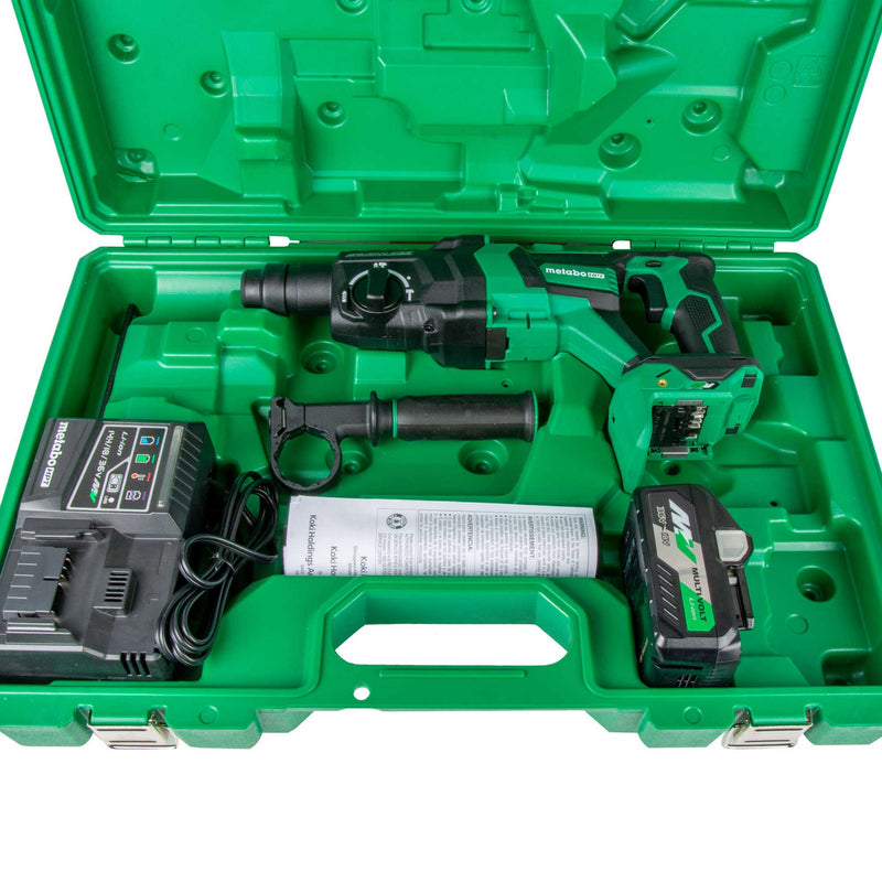 Metabo HPT DH3628DDM 36V MultiVolt Brushless SDS Plus 1-1/8" D-Handle Rotary Hammer