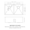 Modern Double Bowl Undermount Sink Design With 10" Deep Basins by HouseOfZazla