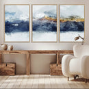 Abstract Mountain Range Art Canvas Print | 3 Panel by MyGreatCanvas | Canvas Wall Art Prints | Photo Prints & Wall Decor