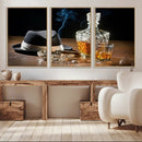 Extra Large Bourbon Wall Art – Whiskey Bar Theme Vintage by MyGreatCanvas | Canvas Wall Art Prints | Photo Prints & Wall Decor