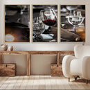 Red Wine and Glass Canvas Print by MyGreatCanvas | Canvas Wall Art Prints | Photo Prints & Wall Decor