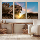 Buddha Statue and Daylight Wall Art, Buddha Statue Wall Art by MyGreatCanvas | Canvas Wall Art Prints | Photo Prints & Wall Decor