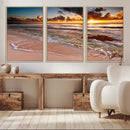 Sunset on Ocean Wall Art Canvas Print by MyGreatCanvas | Canvas Wall Art Prints | Photo Prints & Wall Decor