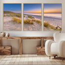 Sunrise On The Beach Wall Art Canvas Print