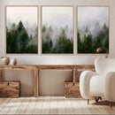 Forest Wall Art Canvas Print | Foggy Forest Wall Art | Pine