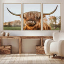 Highland Cow Animal Scottish Cattle Art Print Farmhouse Wall