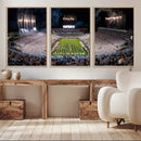 Penn Stadium Football Wall Art Canvas Print, Pennsylvania