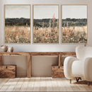 Abstract Wildflower Art Field Landscape Oil Painting Print,