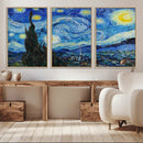 Vincent Van Gogh The Starry Night Abstract Wall Art Canvas
