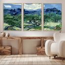 Olive Trees Van Gogh Wall Art Canvas Print