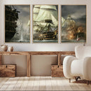 Pirate Ship War Wall Art Canvas Print by MyGreatCanvas | Canvas Wall Art Prints | Photo Prints & Wall Decor