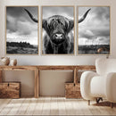 Scottish Cow Wall Art Canvas Print | Longhorn Wall Art | by MyGreatCanvas | Canvas Wall Art Prints | Photo Prints & Wall Decor