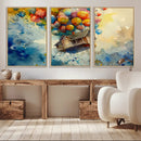 UP-Inspired Floating House with Balloons Canvas Art – by MyGreatCanvas | Canvas Wall Art Prints | Photo Prints & Wall Decor