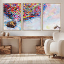 Don't Look Up Movie Canvas Wall Art - Vibrant Floating House