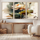 Lotus Flower Watercolor Canvas Print – A Symbol of Serenity by MyGreatCanvas | Canvas Wall Art Prints | Photo Prints & Wall Decor