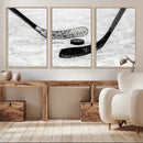 Winter Ice Hockey Sport Canvas Wall Art Print - Hockey Wall by MyGreatCanvas | Canvas Wall Art Prints | Photo Prints & Wall Decor