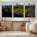 Chicago Cubs Baseball Team Print - Wrigley Field Stadium