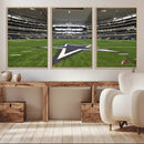 Dallas Cowboys Football Team Print - Arlington AT&T Stadium by MyGreatCanvas | Canvas Wall Art Prints | Photo Prints & Wall Decor