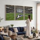 Dallas Cowboys Football Team Print - Arlington AT&T Stadium