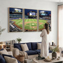 Citi Field Wall Art Print | 3-Panel New York Mets Baseball
