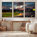 Fenway Park Wall Art Canvas Print | Large Baseball Stadium