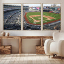 New York Yankees Baseball Team Print - Yankee Stadium Wall