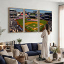 Yankee Stadium New York Wall Art Print | 3-Panel Canvas