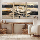 Lotus Flower Wall Art – Framed Abstract Floral Canvas by MyGreatCanvas | Canvas Wall Art Prints | Photo Prints & Wall Decor