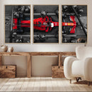 Ferrari Pit Stop Canvas Wall Art – Precision and Speed