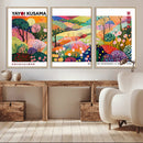 Framed Yayoi Kusama 1986 Wall Art Print – Japanese Wall Art