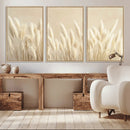 Grass Wall Art Print - Elegant Neutral Decor for Living