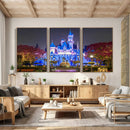 Disney Castle Wall Art Canvas Print – Magical Fairytale
