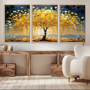 Golden Autumn Tree Wall Art – Framed Fall Leaves Canvas by MyGreatCanvas | Canvas Wall Art Prints | Photo Prints & Wall Decor