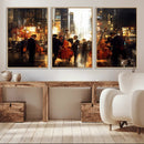 Abstract Jazz Art Wall Art Canvas Print – Colorful Musical