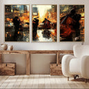 Jazz Wall Art Canvas Print – Colorful Musical Instrument