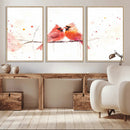 Cardinal Bird Canvas Wall Art - Male and Female Cardinal by MyGreatCanvas | Canvas Wall Art Prints | Photo Prints & Wall Decor