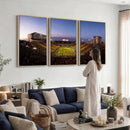 Iowa Hawkeyes Kinnick Stadium Wall Art Canvas Print, Framed