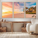 Tropical Beach Wall Art Canvas Print – Framed Palm Trees by MyGreatCanvas | Canvas Wall Art Prints | Photo Prints & Wall Decor