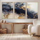 Black Marble Wall Art Canvas Print – Framed Abstract Gold by MyGreatCanvas | Canvas Wall Art Prints | Photo Prints & Wall Decor