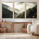 Misty Valley Wall Art: Foggy Forest Canvas Print by MyGreatCanvas | Canvas Wall Art Prints | Photo Prints & Wall Decor