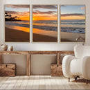 Tropical Beach Wall Art – Framed Sunset Ocean Canvas by MyGreatCanvas | Canvas Wall Art Prints | Photo Prints & Wall Decor
