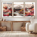 Yayoi Kusama Wall Art Canvas Print – Framed Large Abstract