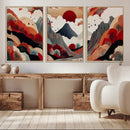 Abstract Mountain Wall Art Canvas Print – Vibrant Stylized by MyGreatCanvas | Canvas Wall Art Prints | Photo Prints & Wall Decor