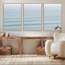 Ocean Waves Wall Art Canvas Print – Framed Solo Surfer Wave