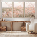 Pastel Grasses Wall Art Canvas Print – Framed Soft Meadow