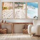 Beach Wall Art Canvas Print – Framed Coastal Seascape Summer