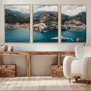 Amalfi Coast Wall Art – Framed Italian Seaside Canvas by MyGreatCanvas | Canvas Wall Art Prints | Photo Prints & Wall Decor