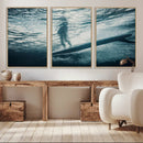 Underwater Surf Wall Art – Framed Ocean Wave Canvas Artwork, by MyGreatCanvas | Canvas Wall Art Prints | Photo Prints & Wall Decor